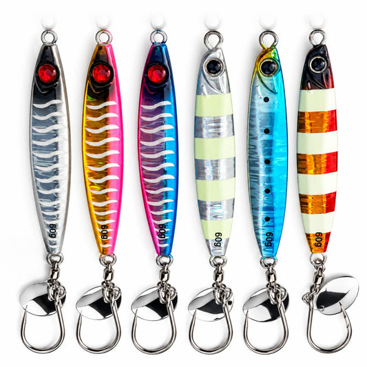 Salmon Season Pack – 6× 60g Jigs – Free Shipping