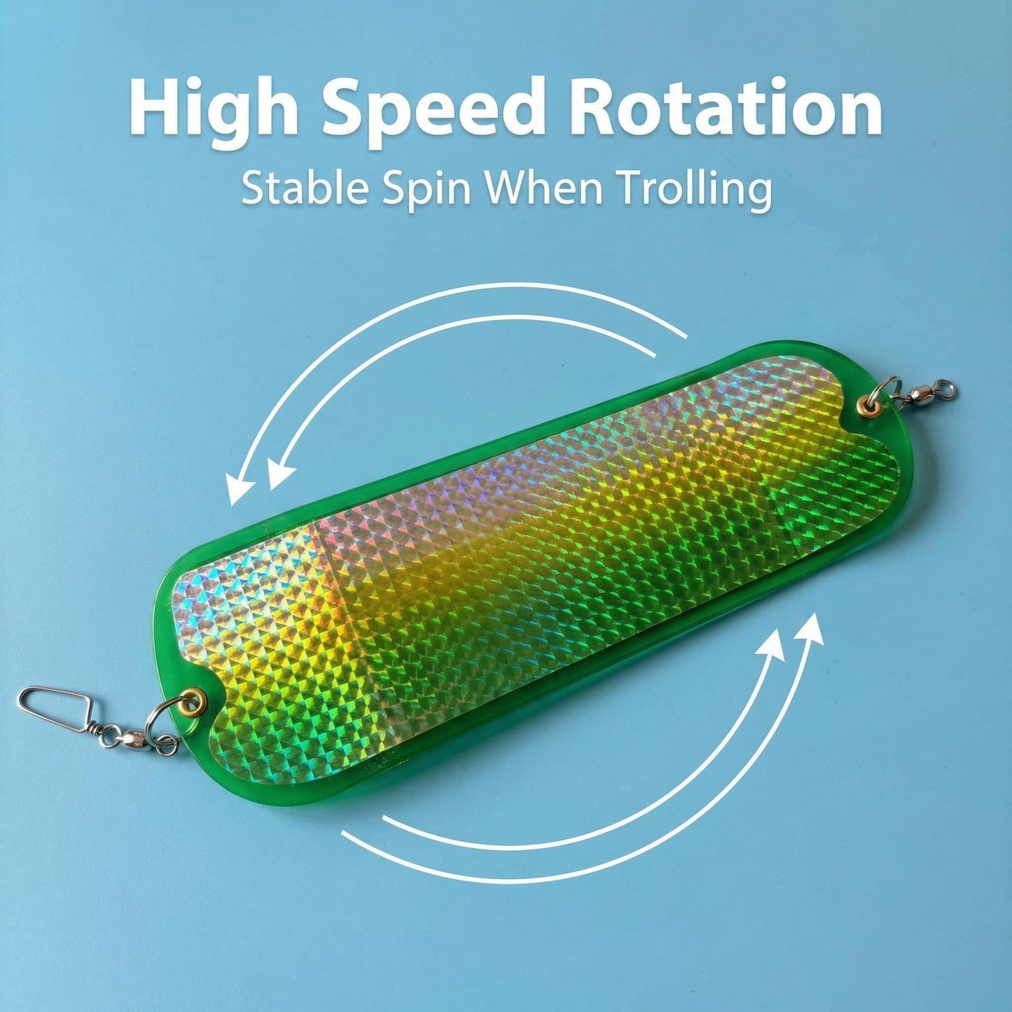 11” High Reflective Salmon Trolling Flasher
