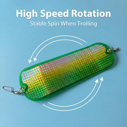 11” High Reflective Salmon Trolling Flasher
