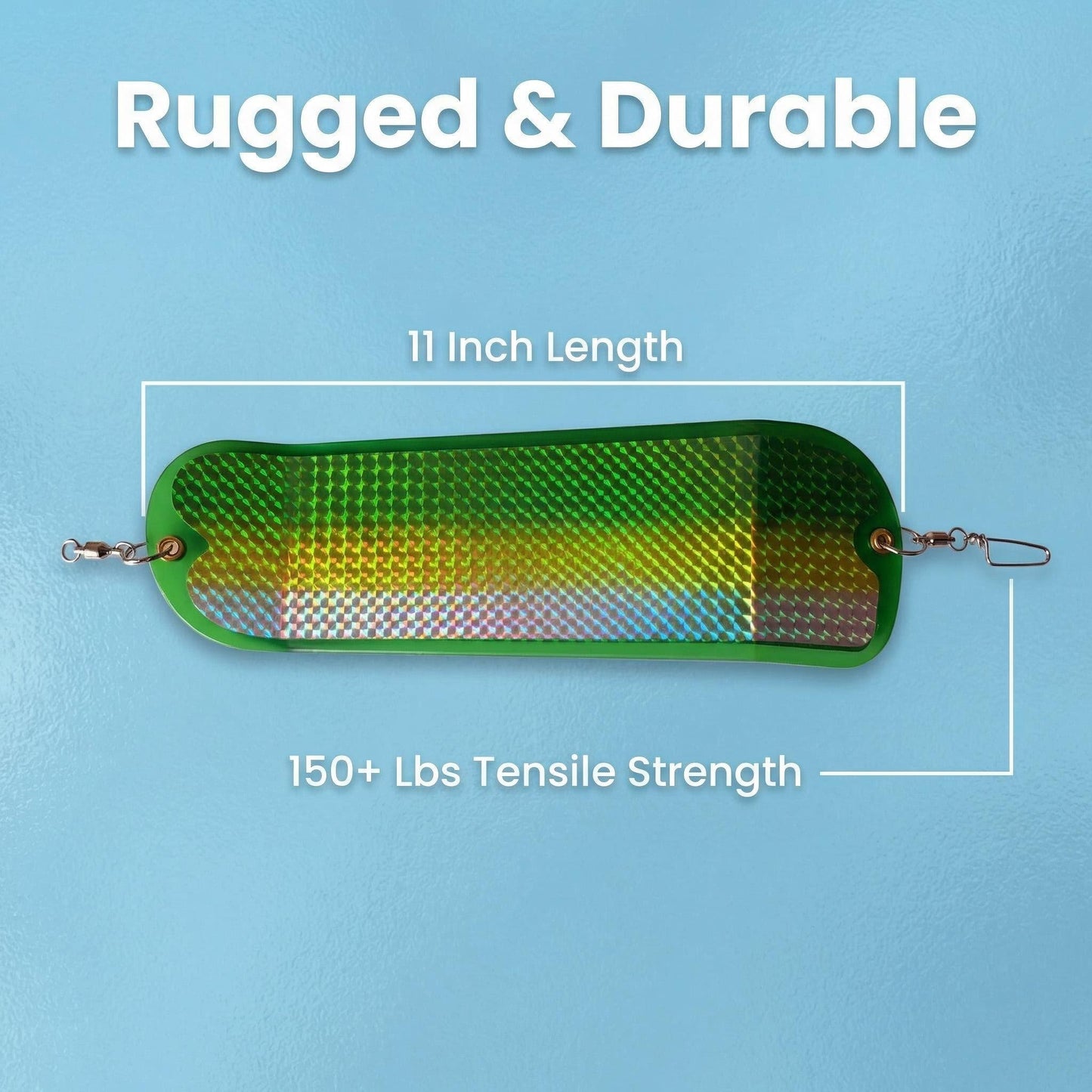 11” High Reflective Salmon Trolling Flasher